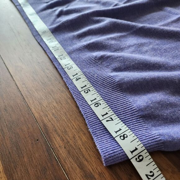 Eildon Hills Mens 100% Extra Fine Merino Wool Sweater Vests Sz XL Purple & Green - Picture 9 of 16